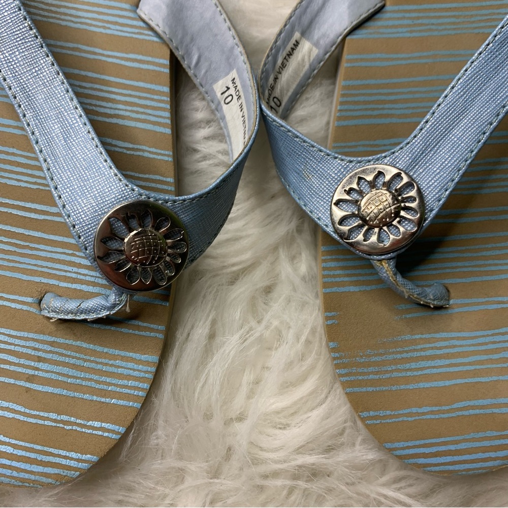 Yellowbox Striped Flip Flops - Picture 5 of 6